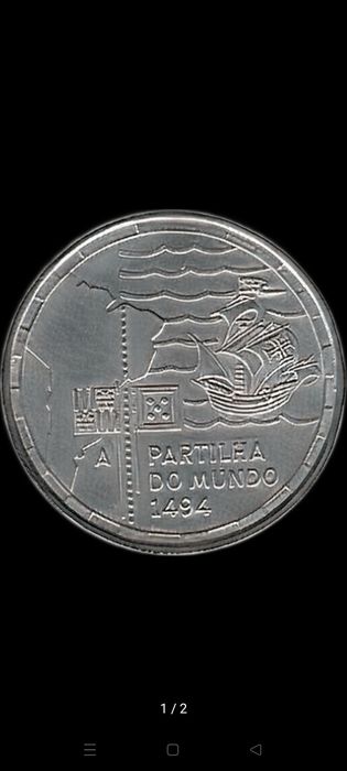 200 Escudos Coin, 5th Discovery Series – Dividing Lands and Seas