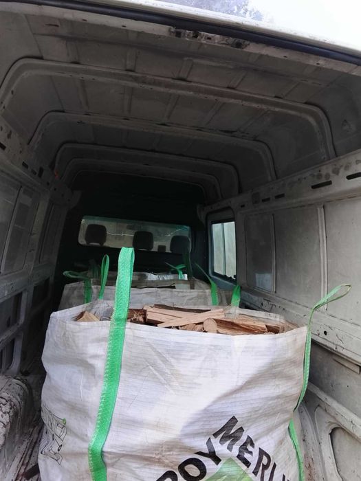 Lenha eucalipto seca