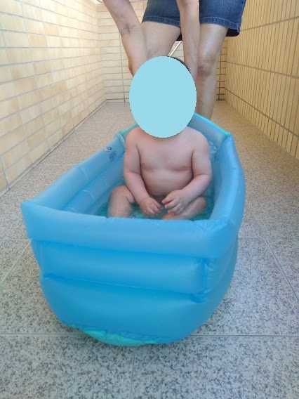 Banheira insuflável