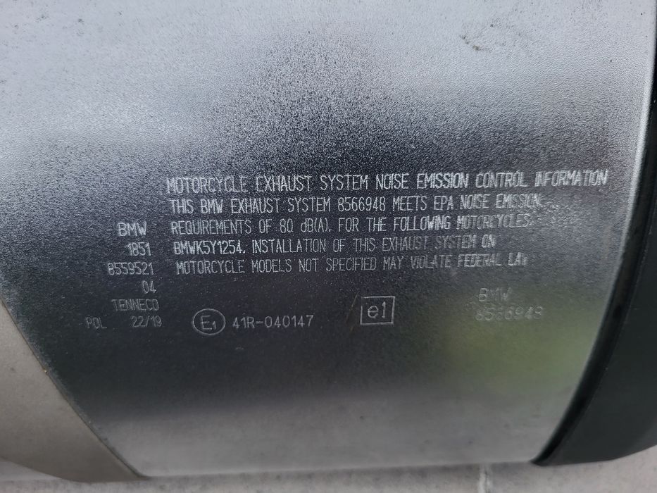 Tłumik BMW GS 1200 GS 1250
