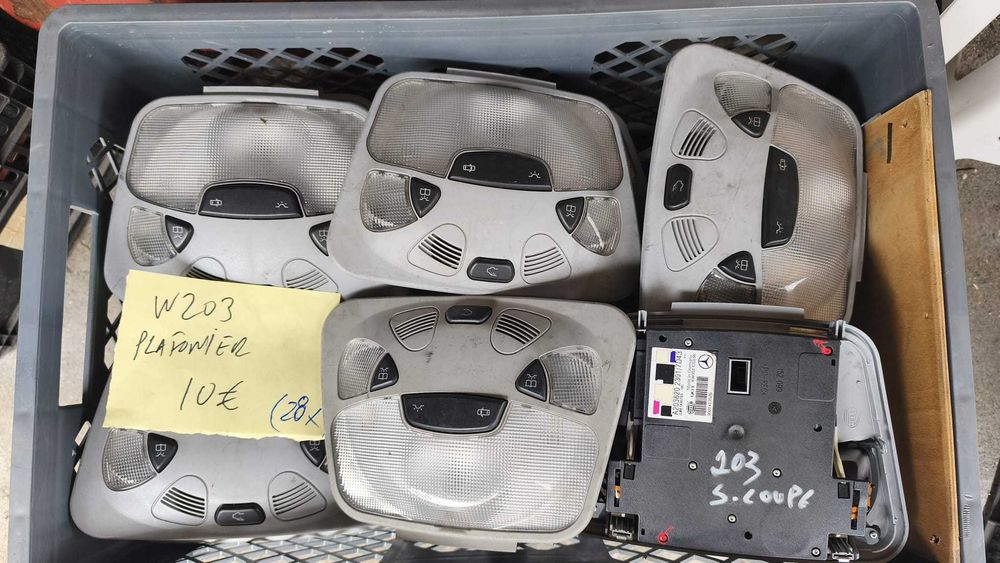 Lote de peças mercedes w124/201/202/203/210 etc