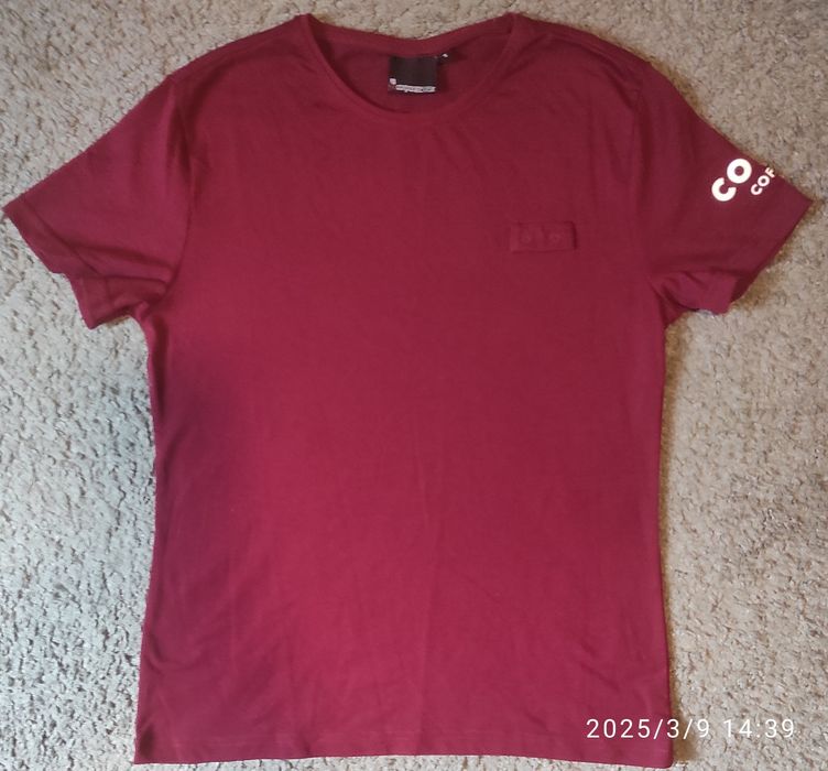 Młodzieżowa koszulka bordowa