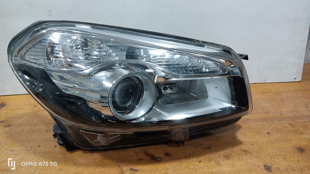 Farol Nissan qashqai J10 +2 ótica 2012 xenon