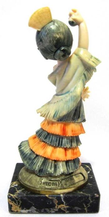 Статуетка Жінка Іспанка Композит Мармур Італія