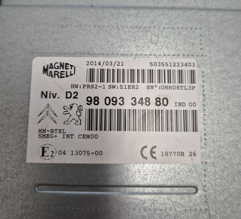 Radio  Citroen C4  D2 Smeg + z nawigacja