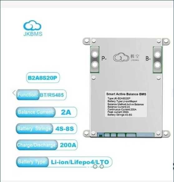 Jk smart bms B1A8S20P B2A8S20P 4-8s 200А