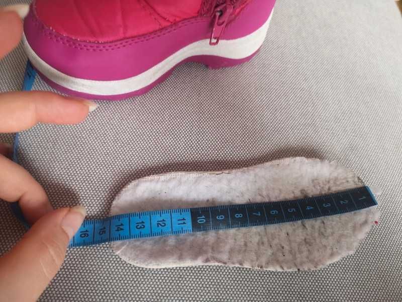 Cortina zimowe ocieplene buty kozaki dla dziewczynki r. 22