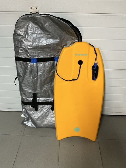 Prancha de Bodyboard com capa/bolsa transporte