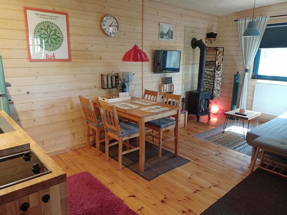 Eko domek,las,sauna,staw,prywatność
