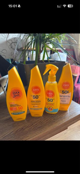 DAX Sun SPF 50 – zestaw emulsji z D-pantenolem