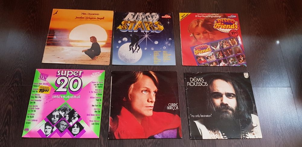 Discos de vinil antigos