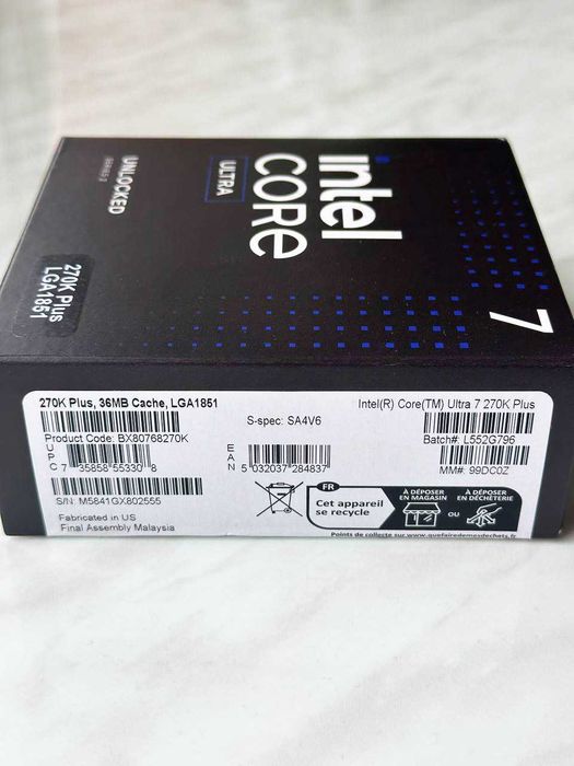 Процесор Intel Core Ultra 7 270K PLUS