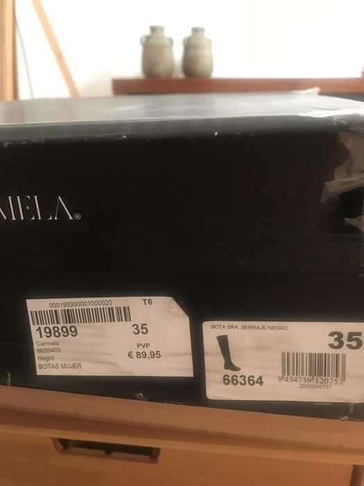 Botas pretas da Carmela n 35