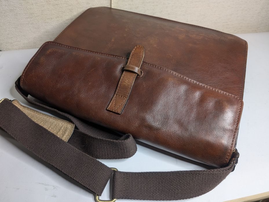 Сумка чоловіча JOHN LEWIS, Italy. Натуральна шкіра.