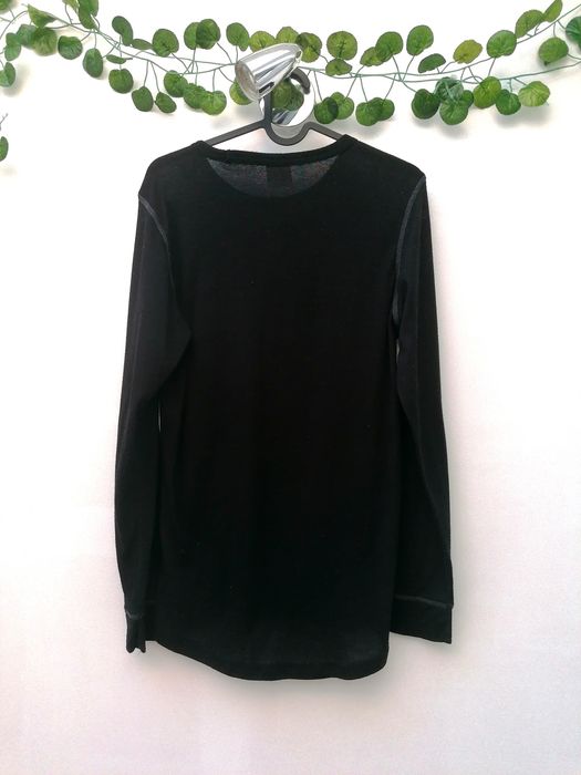 Camisola de Manga Comprida Preta de Homem