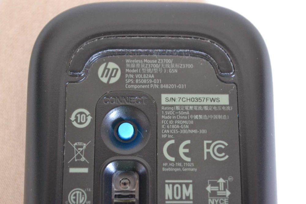 Mysz bezprzewodowa hp Z 3700 czerwona Nowa.