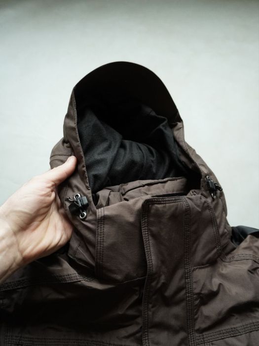 Пуховик engelbert strauss s 46 страус робоча коричнева куртка пухова