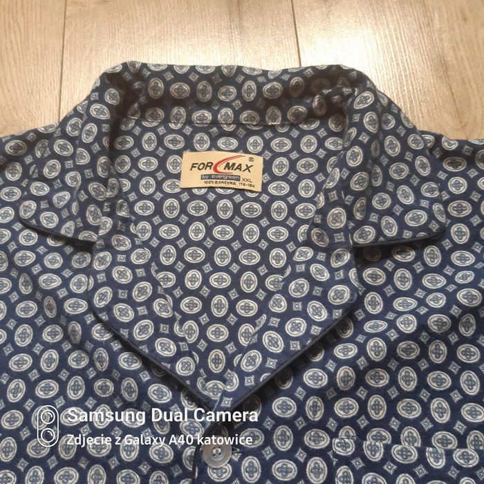 Piżama męska  flanelowa  bawełniana dwuczęściowa Formax   XXL