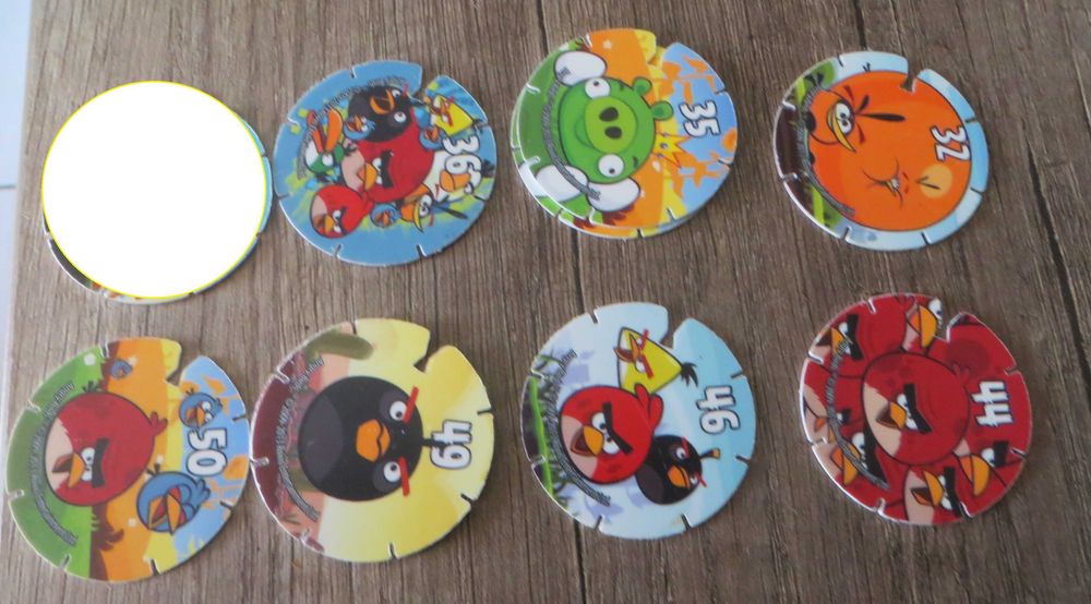 Tazos Angry Birds Lote 23 - Ver números Oferta portes envio