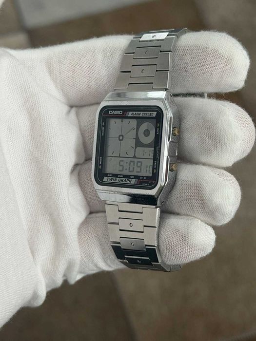 Рідкісний цифровий спортивний годинник Casio Twin Graph AE-200,