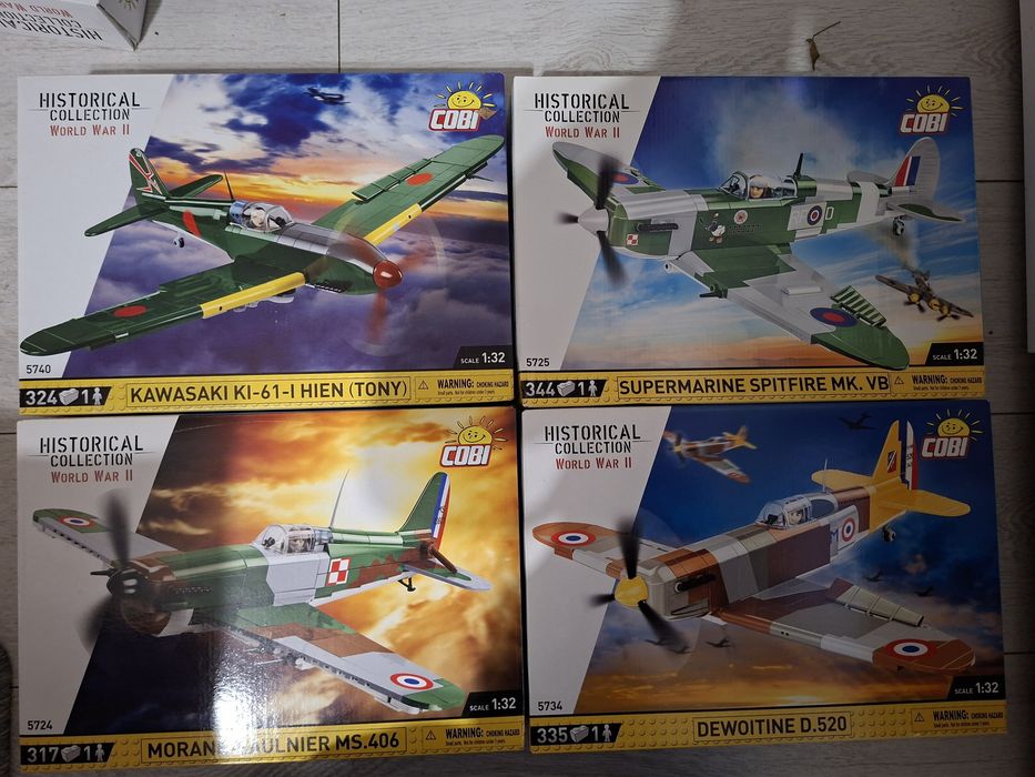 4 modele firmy Cobi.