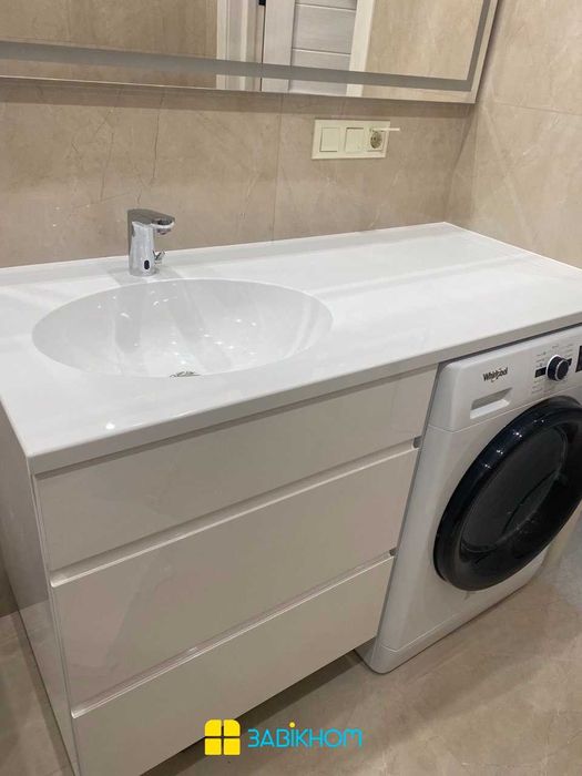 Умивальники, стільниці, тумби під замовлення та готові