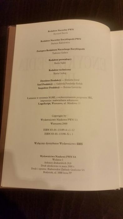Encyklopedia PWN 12 tomów