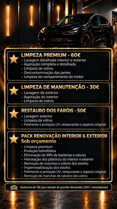 Limpeza automóvel