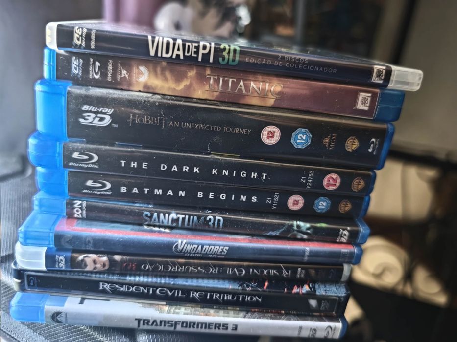 Filmes Blu-Ray e Blu-Ray 3D