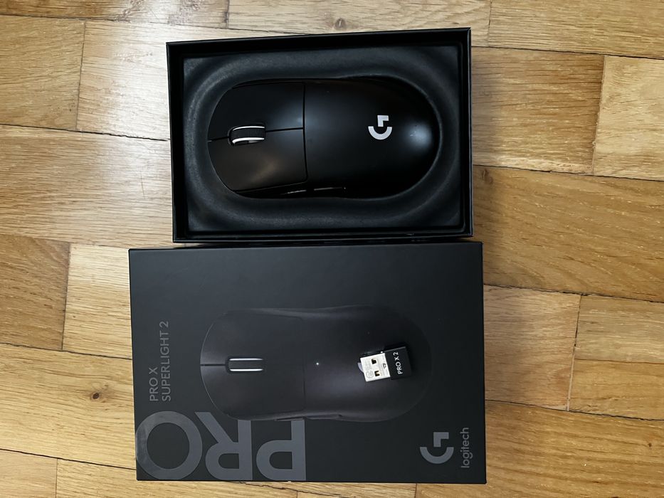 Logitech G Pro X Superlight 2 Black – stan bardzo dobry
