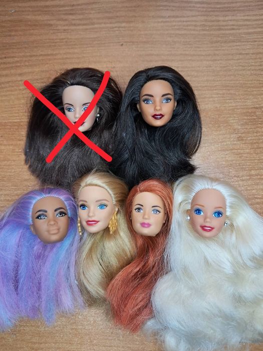 Голови Барбі, Mattel