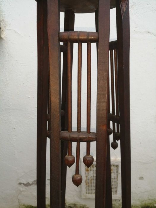 floreira antiga em madeira