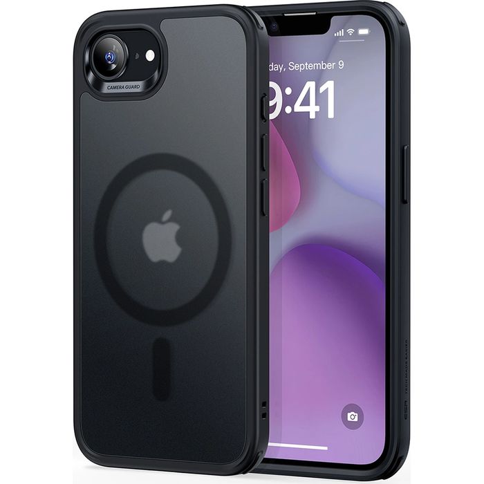 Etui esr do apple iphone 16e czarny matowy tpu poliwęglan wytrzymałe