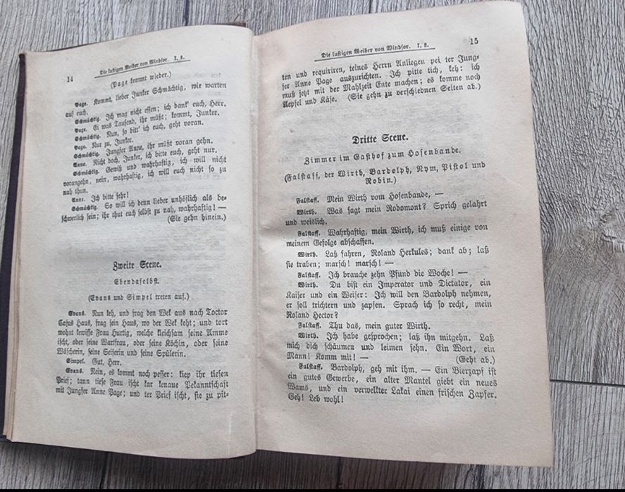 Stara Ksiazka William Shakespeare