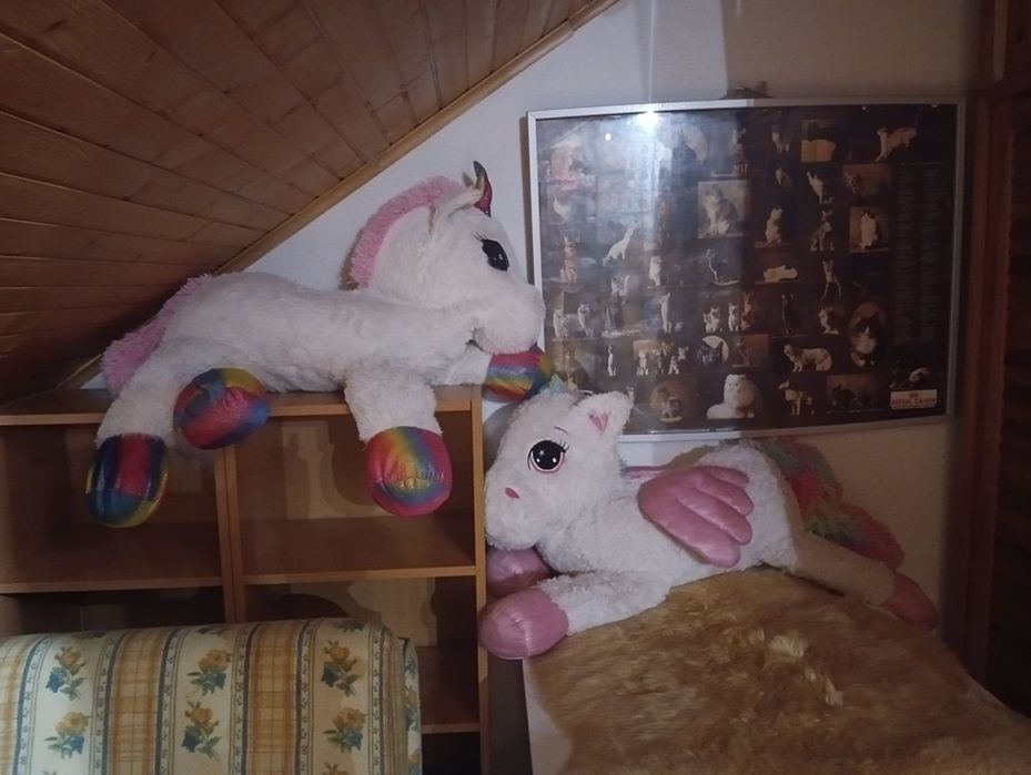 Casal de unicórnios grande