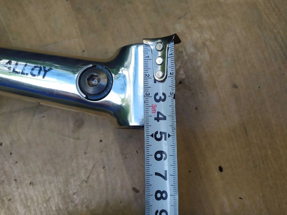 KALLOY mostek aluminiowy Ahed 25,4 x 130mm Srebrny Polecam