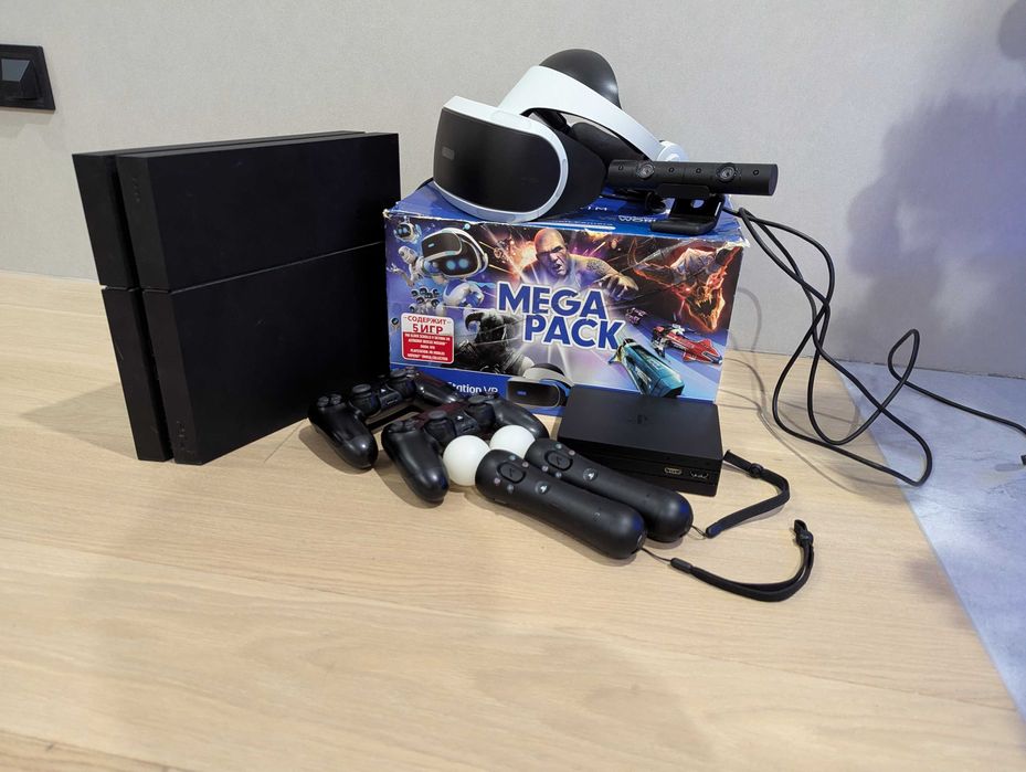 PS4 Fat 500GB + PS VR v2 - повний комплект