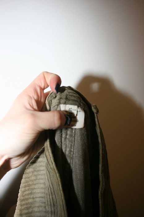 Calças de Bombazine cor Caqui