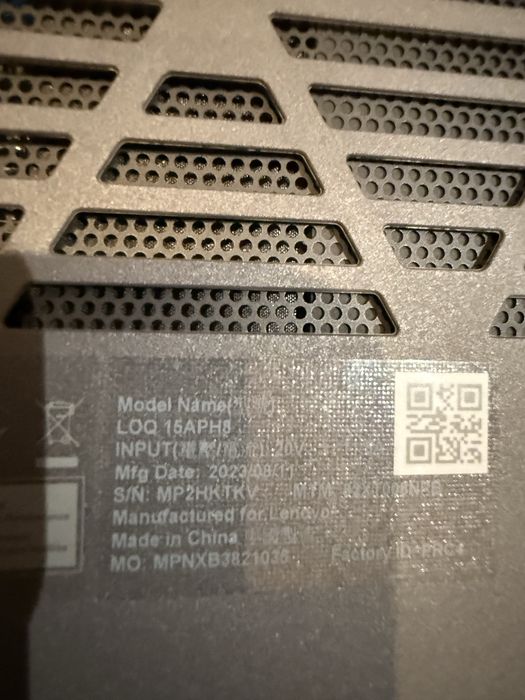 Laptop Lenovo LOQ RTX 4060