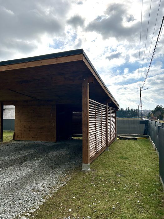 Wiata garażowa, zadaszenie tarasu, tarasy