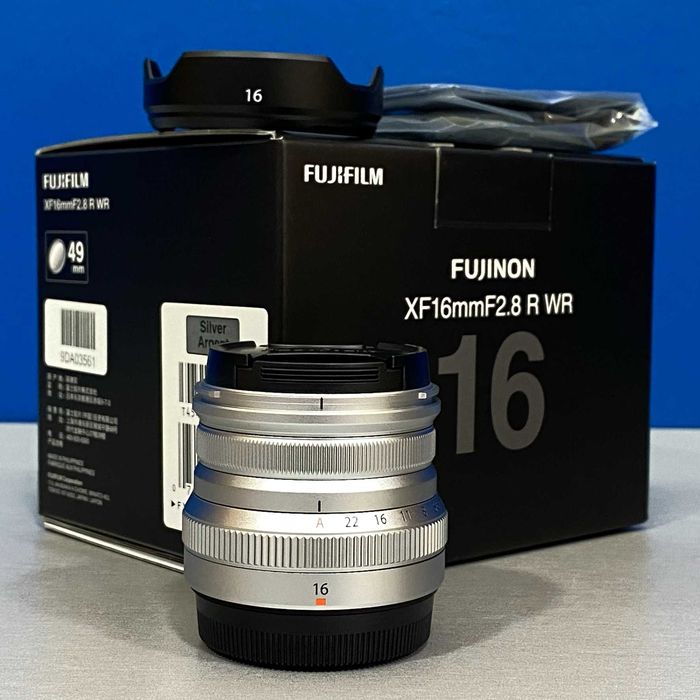 Fujifilm XF 16mm f/2.8 R WR - NOVA - 3 ANOS DE GARANTIA