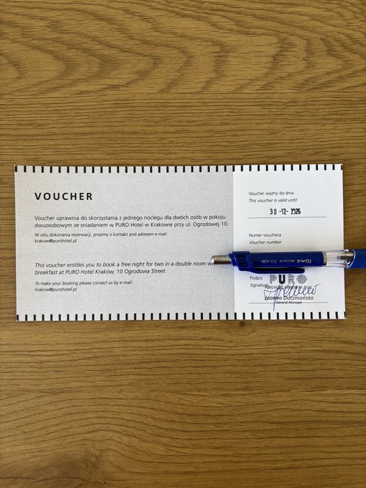 voucher puro kraków stare miasto