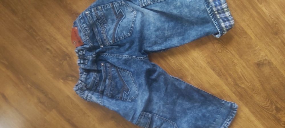 Spodenki jeans duze XL