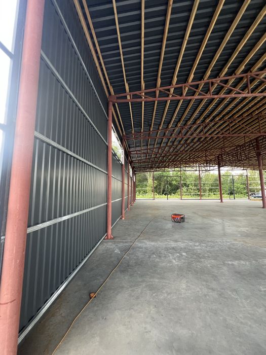 Ангар 29м ширина 40м довжина 5,5м висота