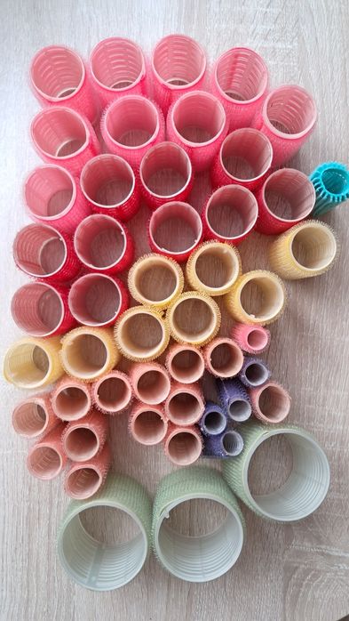 Wałki do włosów plastik 46 szt.