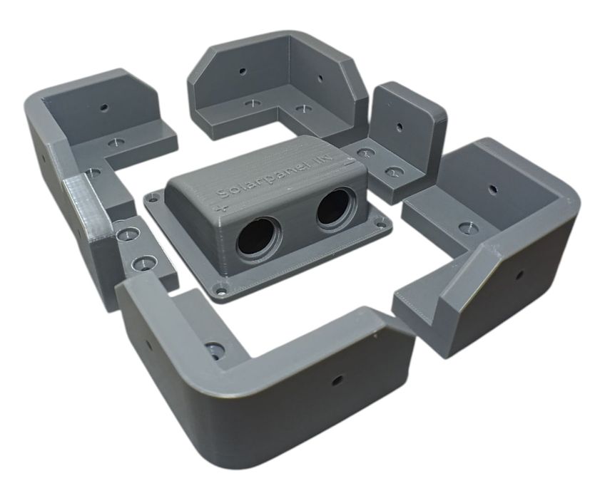 Крепление солнечной панели для кемпера