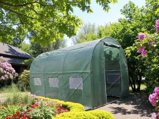 Теплиця парник тент для саду теплица розмір 6м² тунель для розсади