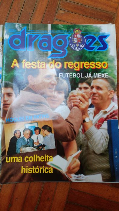 Revistas antigas Dragões 1992