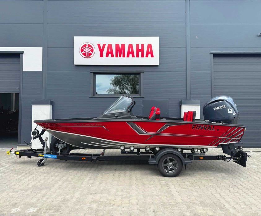 Łódź Wędkarska Finval 575 Casting Pro Yamaha F150XCB Przyczepa Pega