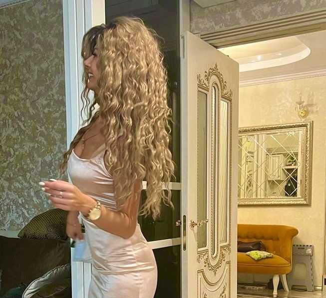 Peruka blond karmelowy afro loki kręcone włosy wig peruki damskie